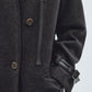 lace up soutien collar coat Dark brown【Delivery in November 2025】