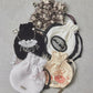 flower embroidery mini kinchaku bag【Delivery in November 2025】
