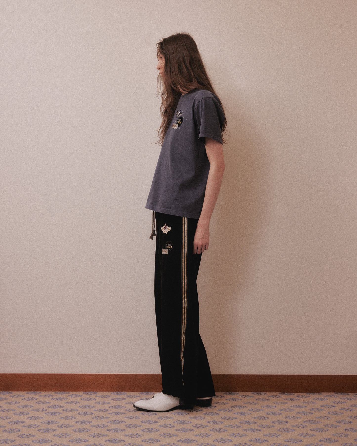 Hitting the star T-shirt Navy【Delivery in January 2027】