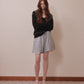 bijou logo check shorts Blue【Delivery in January 2027】