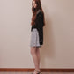 bijou logo check shorts Blue【Delivery in January 2027】