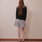 bijou logo check shorts Blue【Delivery in January 2027】