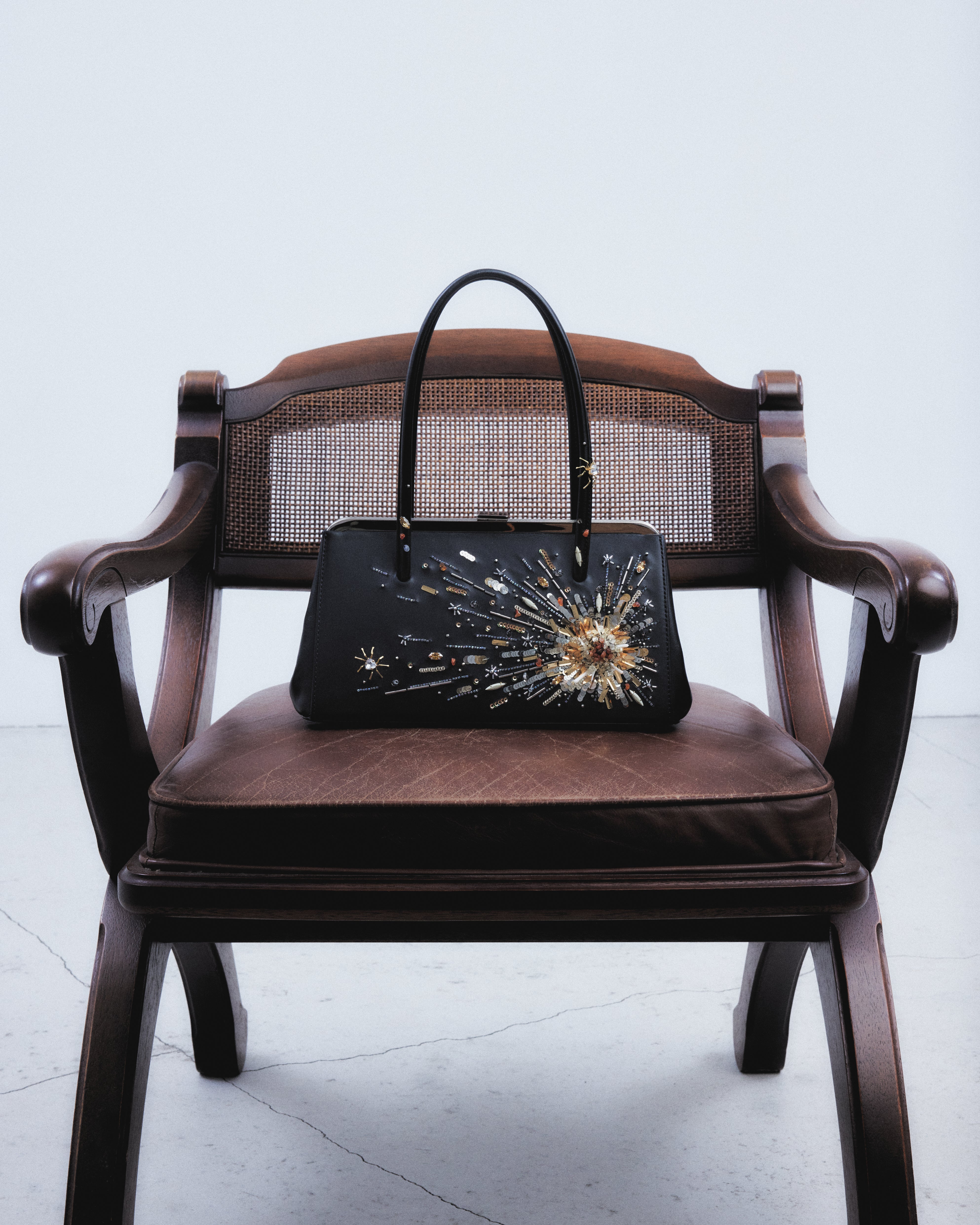 タナカダイスケ|バッグ|hitting the star leather handbag – tanakadaisuke