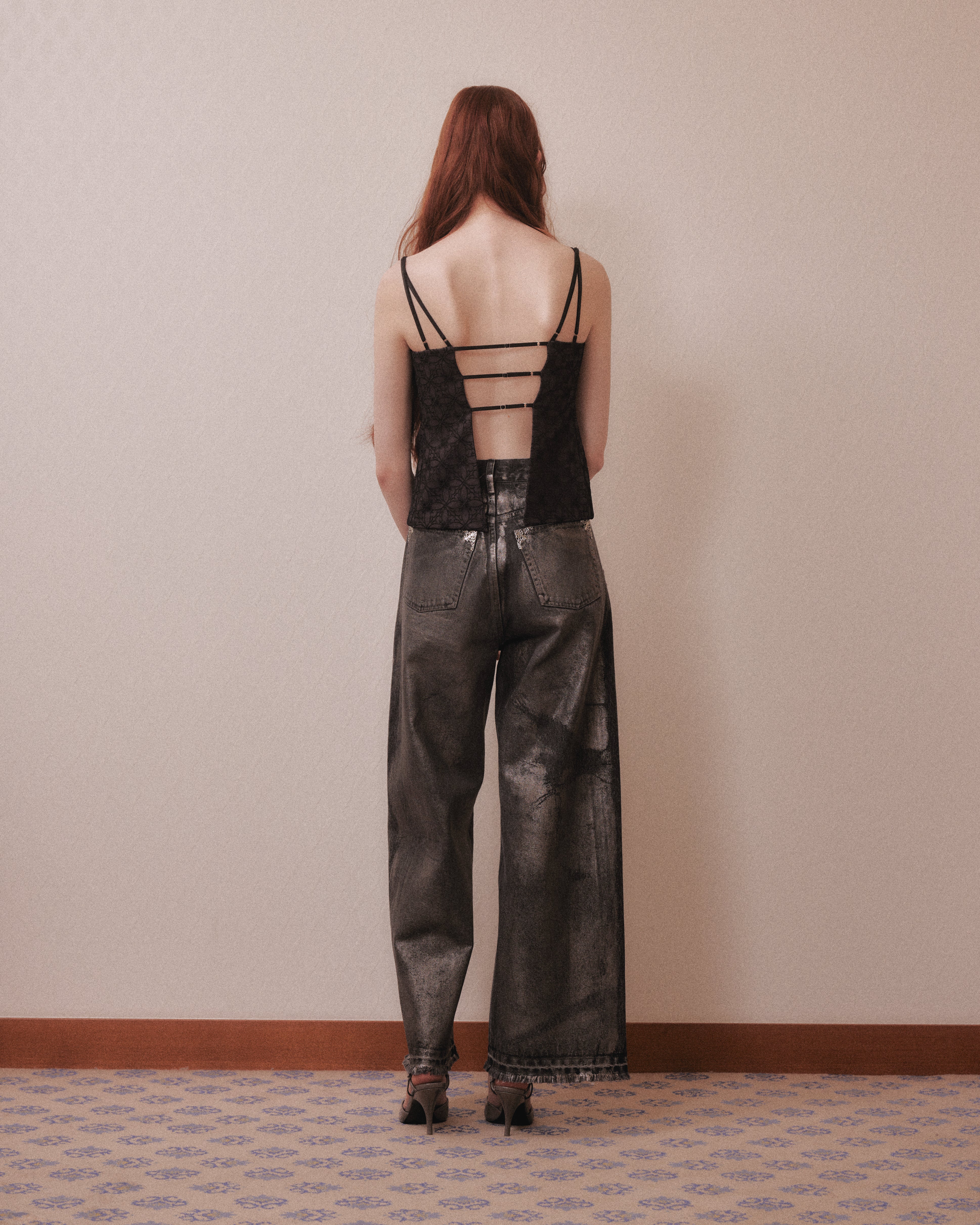 tanakadaisuke(タナカダイスケ)|キャミソール|Rosette tile bustier