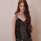 Rosette tile bustier tops Gray【Delivery in February 2027】