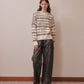 Lace border knit pulover Off white【Delivery in January 2027】