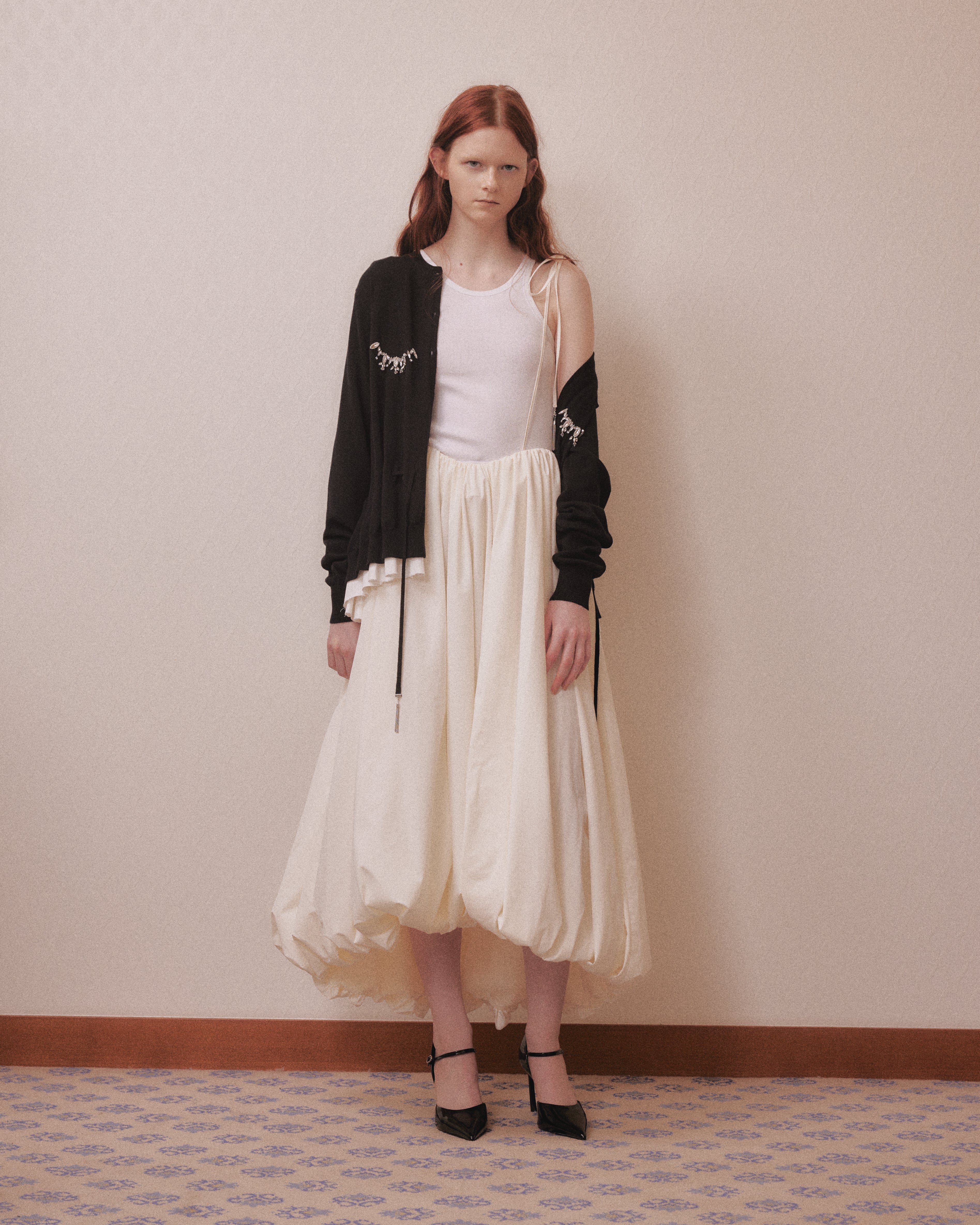 tanakadaisuke(タナカダイスケ)|スカート|chain tassel ballon skirt