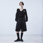 piercing stripe cross tack half pants Black【Delivery in July 2026】