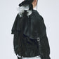 velour lace chou chou Black × Silver【Delivery in August 2025】