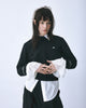 cuffs belted pullover Black【Stock】