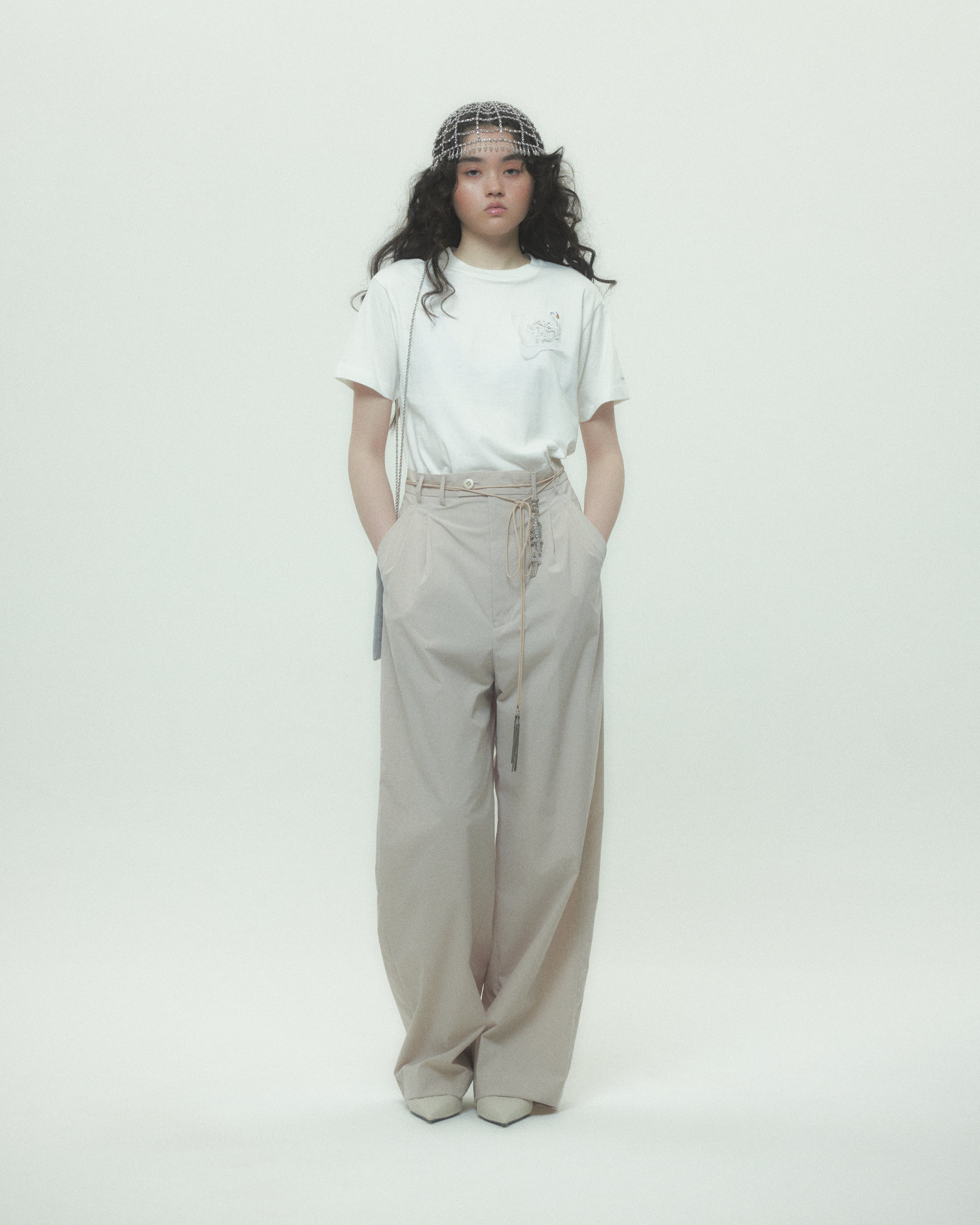 tanakadaisuke(タナカダイスケ)｜Tシャツ｜Meringue swan T-shirt White