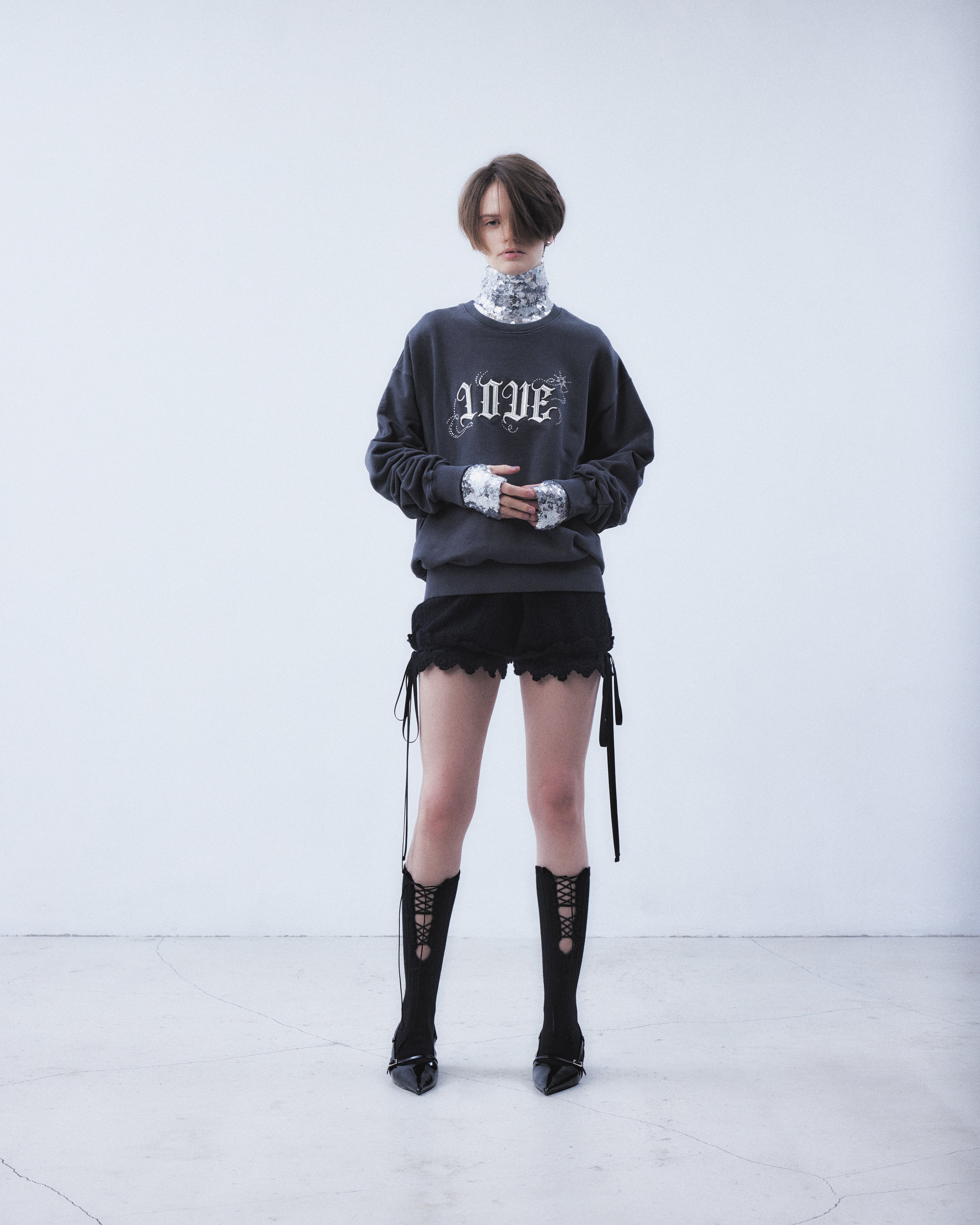 tanakadaisuke(タナカダイスケ)|トップス|LOVE sparkle hoodie