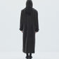 lace up soutien collar coat Dark brown【Delivery in November 2025】