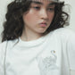 Meringue swan T-shirt White【stock】