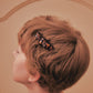 meteorite ribbon barrette Brown【Delivery in  February 2027】