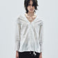 cotton lace sailor blouse【stock】