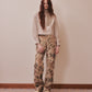 Frolal jacquard fringe pants One color【Delivery in March 2027】