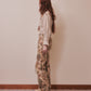 Frolal jacquard fringe pants One color【Delivery in March 2027】