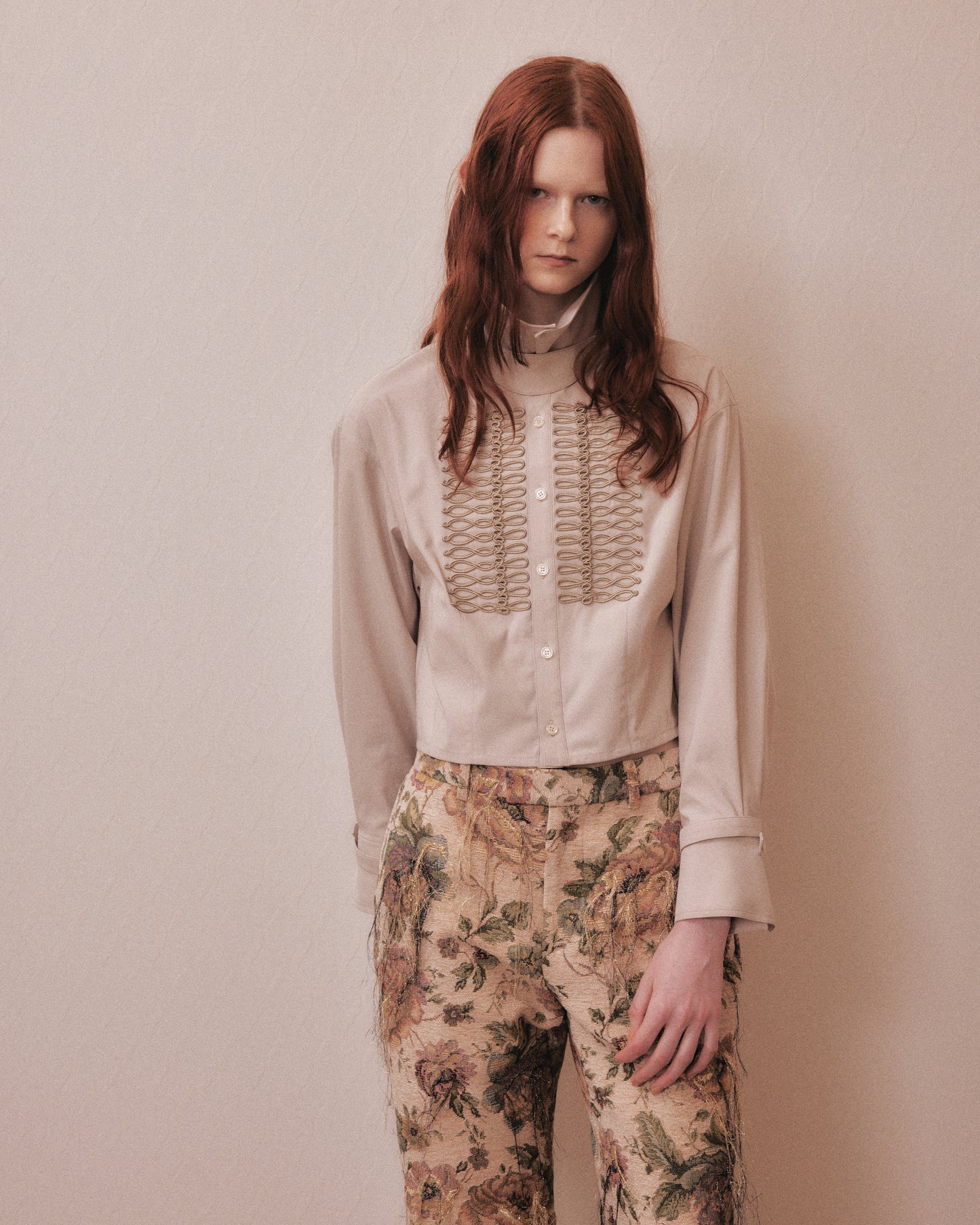 Napoleon shirt jacket Greige【Delivery in January 2027】