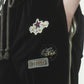 Hitting the star velour pants Black【Delivery in September 2026】
