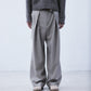 piercing stripe cross tack pants Greige【Delivery in July 2026】