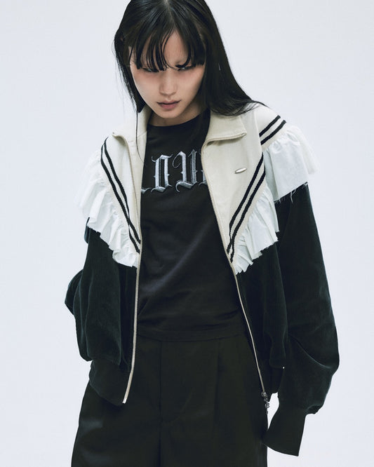 LOVE glitter T-shirt mini Black × Silver【stock】
