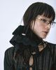 velour lace chou chou Black × Black【stock】