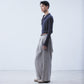 piercing stripe cross tack pants Greige【Delivery in July 2026】