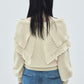 bijou tiara off-shoulder knit Ivory【Delivery in September 2025】
