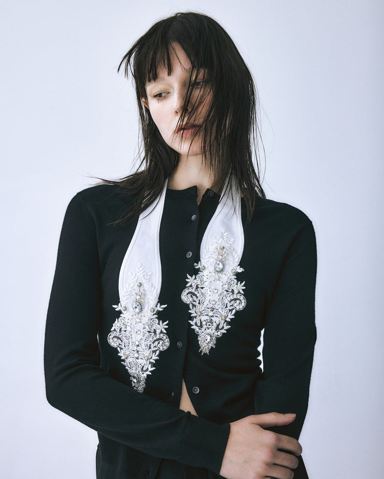 crystal bijou neckchief【Delivery in March 2026】