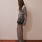 Lace collar knit pulover Gray【Delivery in January 2027】