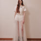 bijou cross tulle dress White【Delivery in March 2027】