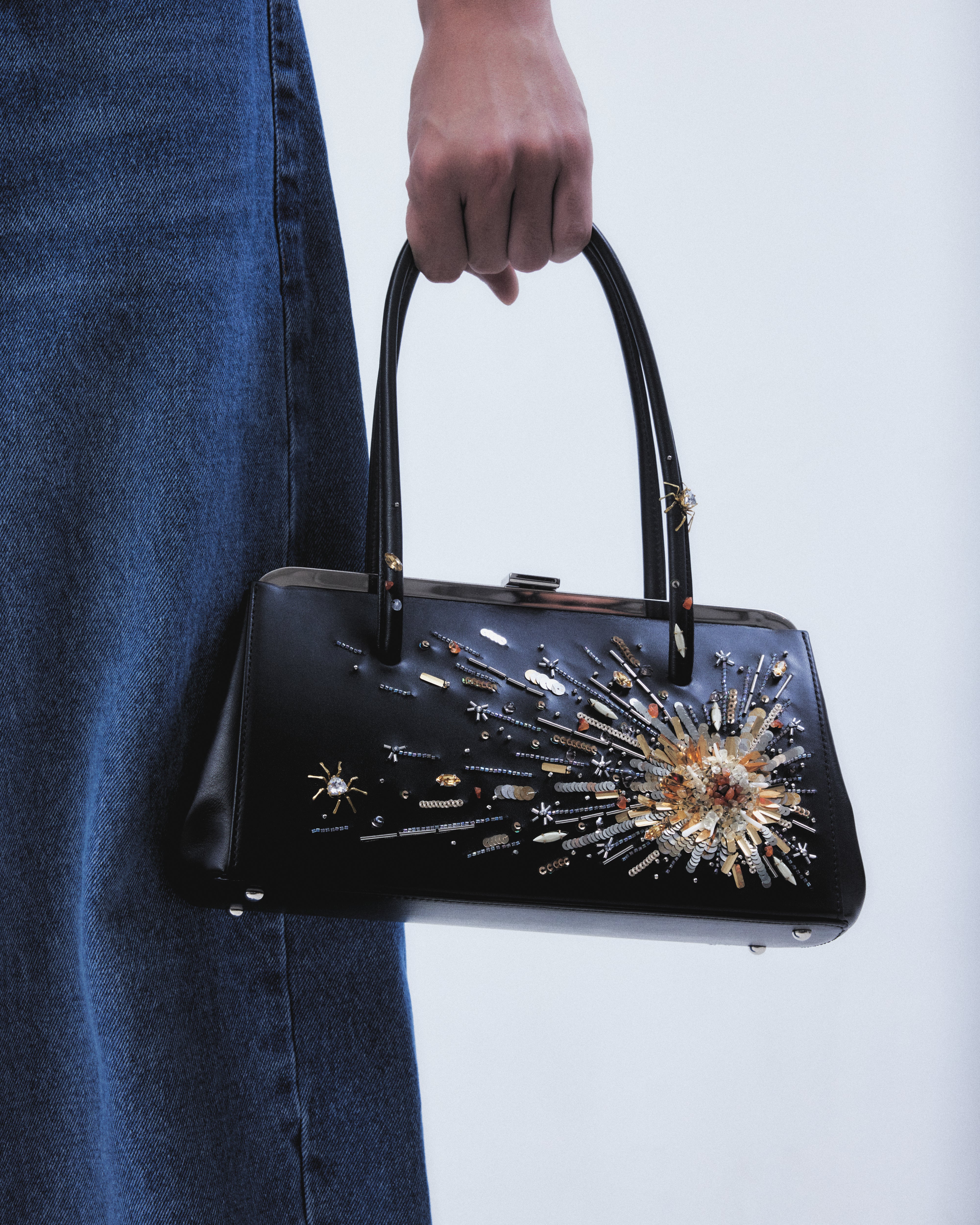 タナカダイスケ|バッグ|hitting the star leather handbag – tanakadaisuke