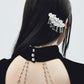snow bijou mini barrette white【Delivery in  November 2025】
