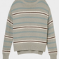 Lace border knit pulover Gray【Delivery in January 2027】