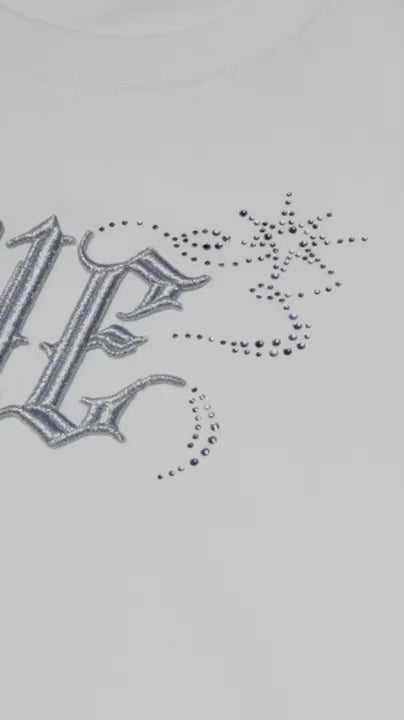 tanakadaisuke(タナカダイスケ)Tシャツ | LOVE sparkle T-shirt White