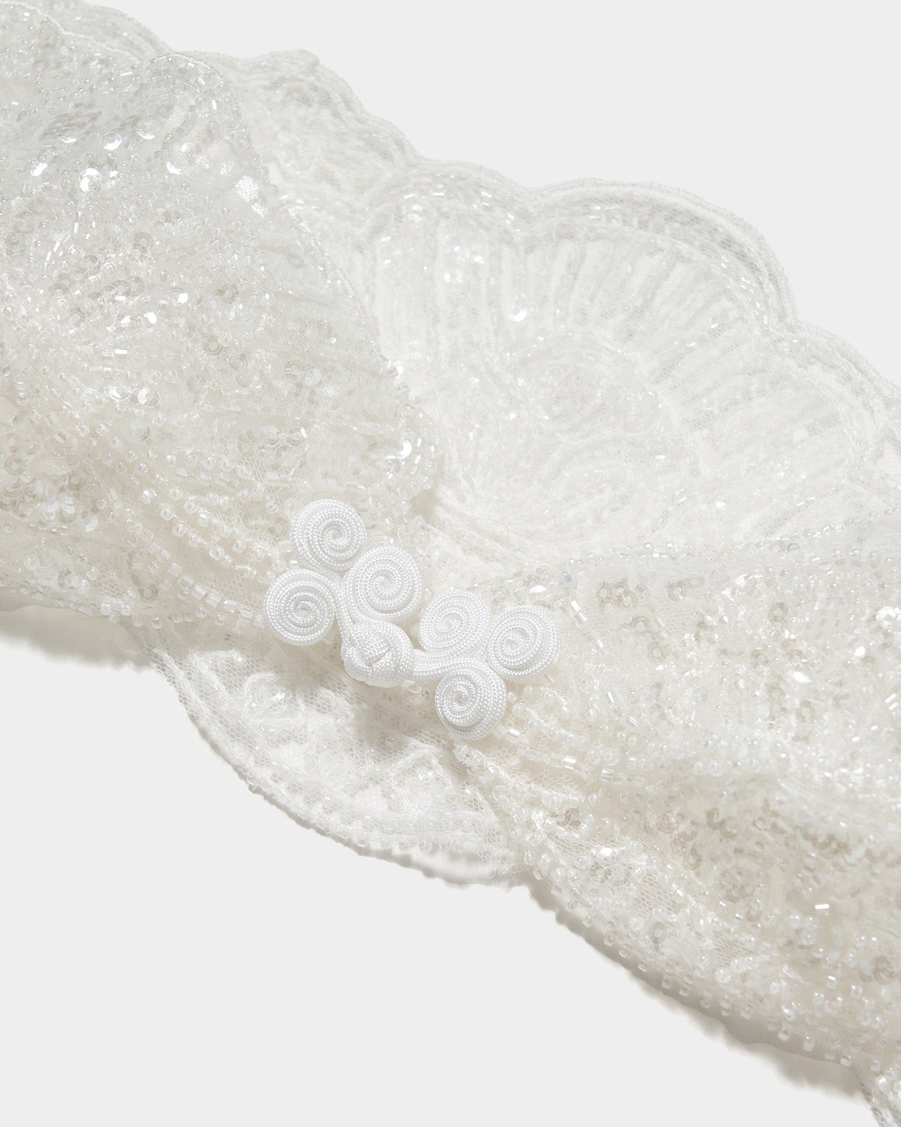 white beads shell bra【Delivery in March 2025】