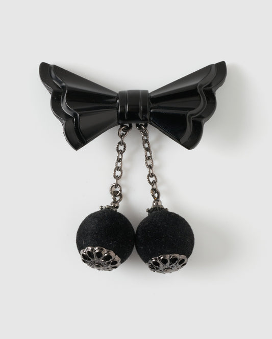 【POPUP店頭限定】Black cherry brooch【Delivery in February 2025】