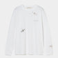 Bijou Aid long sleeve T-shirt White【Delivery in march 2025】