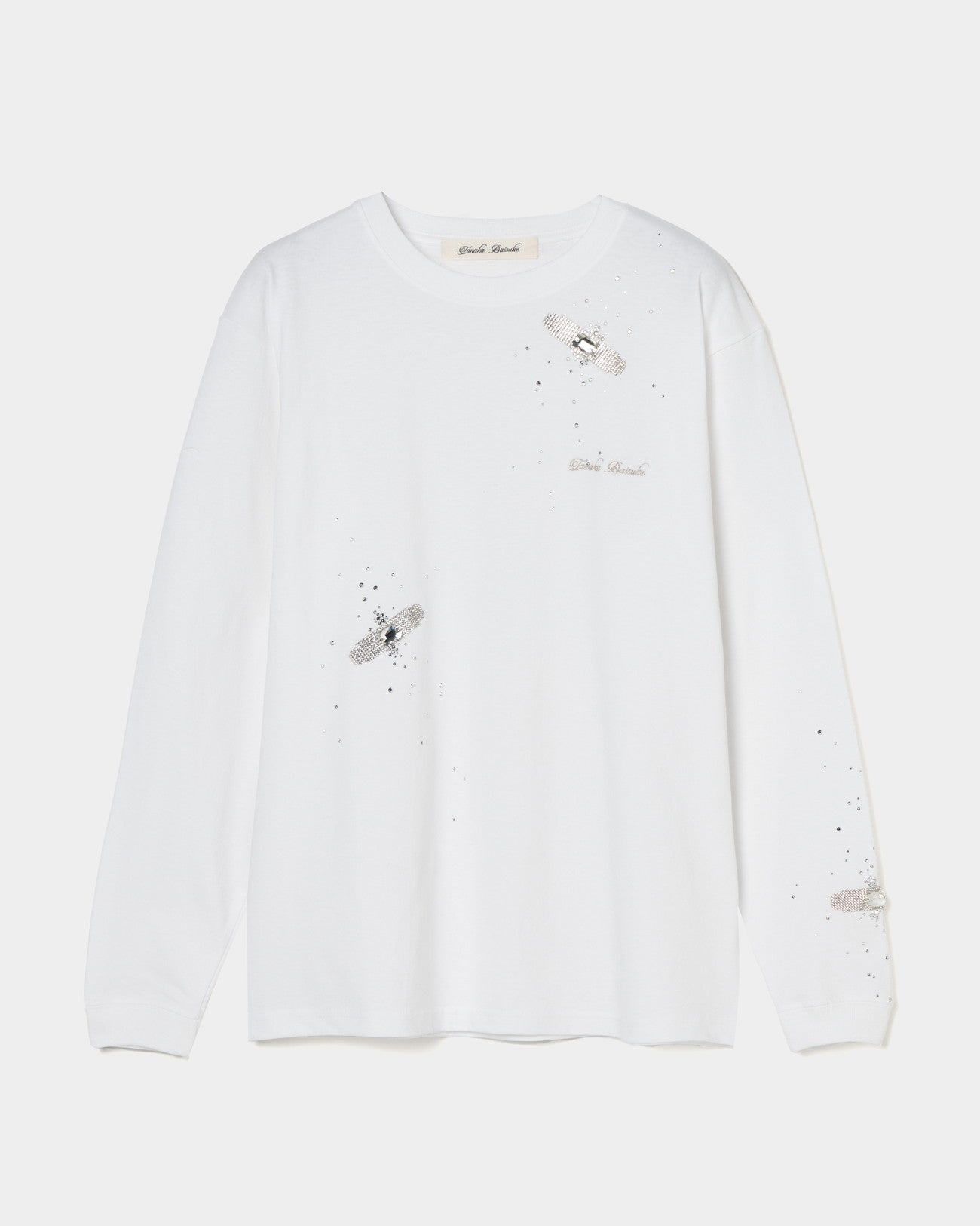 Bijou Aid long sleeve T-shirt White【Delivery in march 2025】