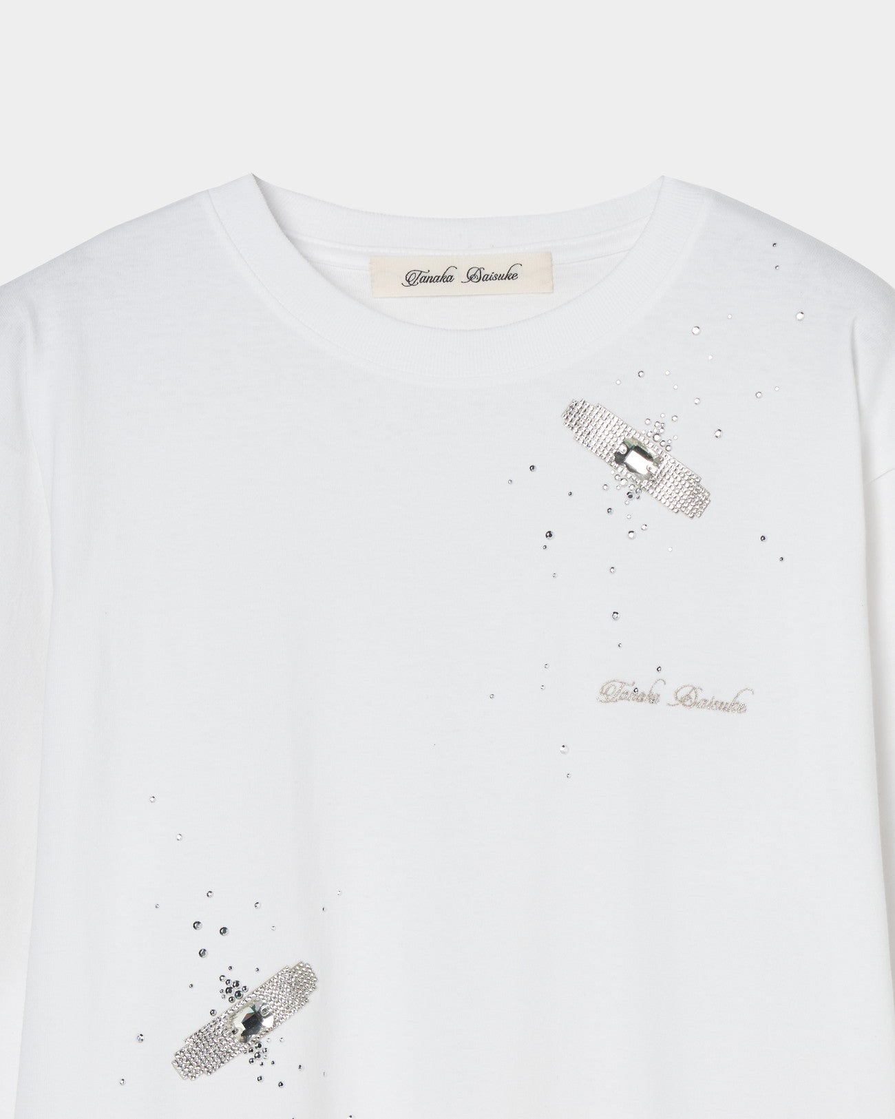 Bijou Aid long sleeve T-shirt White【Delivery in march 2025】