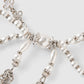 pearl ribbon chain necklace【Delivery in March 2025】