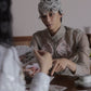 silver lace bijou head piece【Delivery in March 2026】