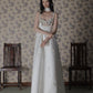 feather beads apron dress【Delivery in March 2026】