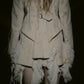 stain print bustle jacket【Delivery in September 2025】