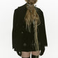 garter collar peaked lapel jacket	 Black【Delivery inJuly 2025】
