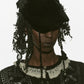 black lei beads velvet cap【Delivery in August 2025】