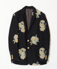 pink(yellow) rose jacquard jacket 【Delivery in August 2023】