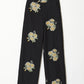 pink(yellow) rose jacquard pants 【Delivery in August 2023】