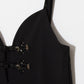 China button camisole Black【Stock】